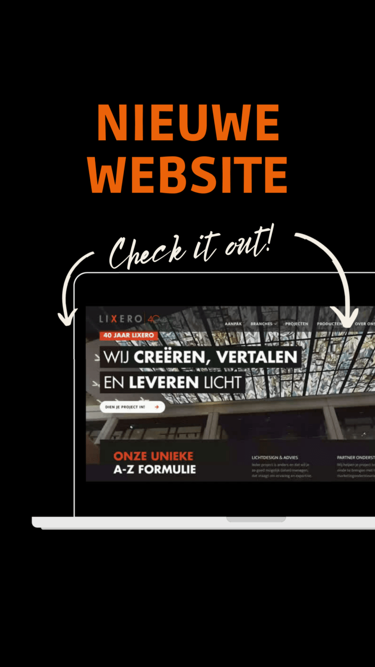 Nieuwe website Lixero