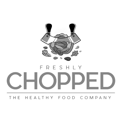 Freshly Chopped Logo Grayscale