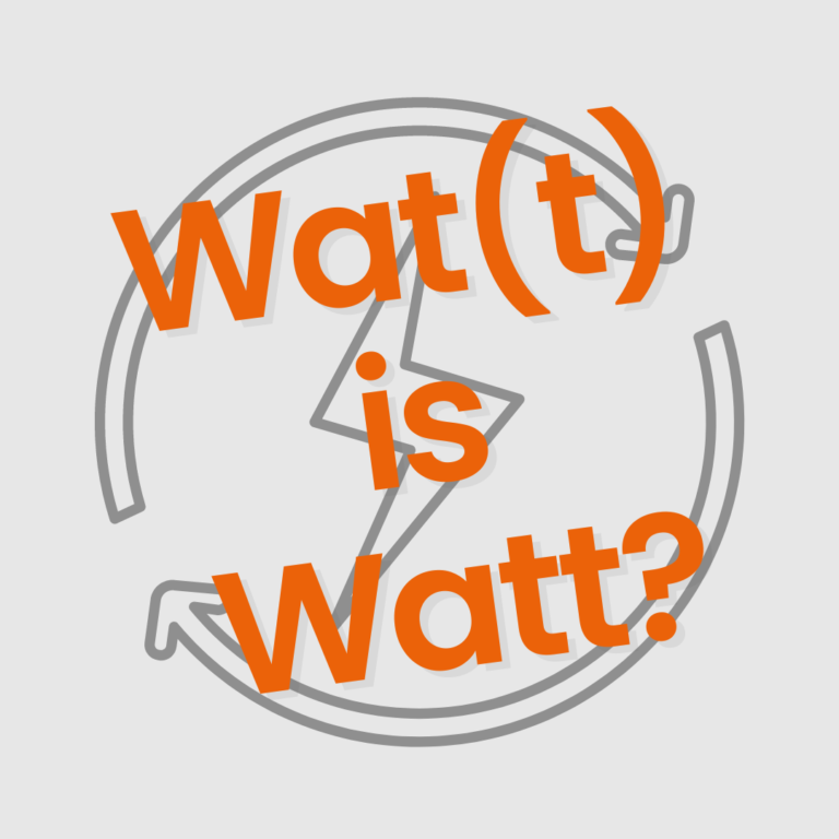 Wat is watt?