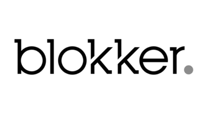 Blokker logo grayscale