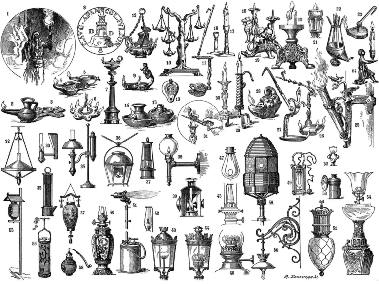 De geschiedenis van verlichting