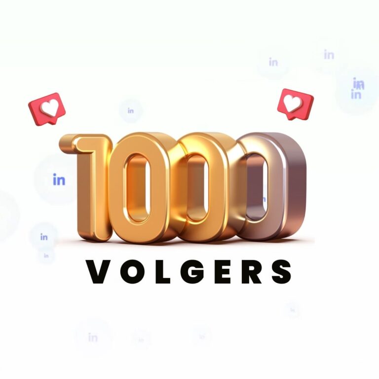 1000 linkedin volgers Lixero