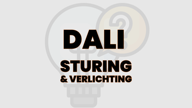 DALI verlichting en sturing