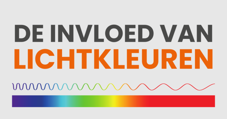 De invloed van lichtkleuren banner