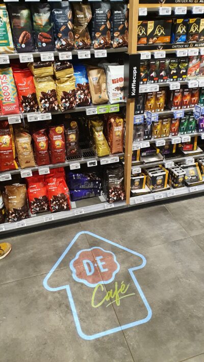 Gobo Spot Douwe Egberts Plus supermarket
